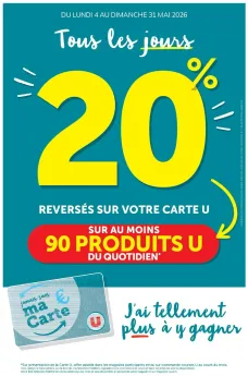 U Express catalogue 04/05/2026 - nouveau prospectus