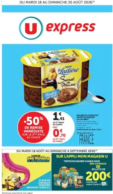 catalogue U Express du 18 août 2026