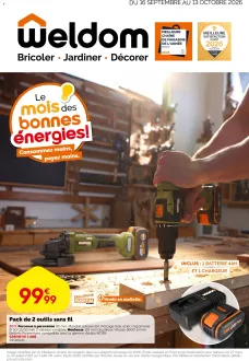 catalogue Weldom du 16 septembre 2026