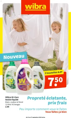 catalogue Wibra du 14 septembre 2026