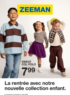 catalogue Zeeman du 8 août 2026